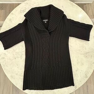 Banana Republic Black Cowl Neck Sweater